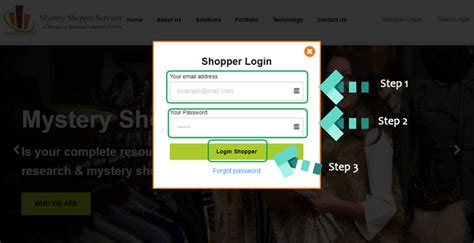 mymysteryshop shopper login.